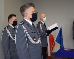 Komendant Miejski Policji w Krakowie mł. insp. Zbigniew Nowak.