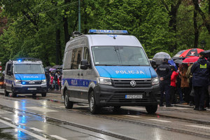 Buz ruchu drogowego przeznaczony do obsługi wypadków drogowych