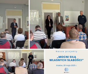 uczestnicy szkolenia i prowadzący spotkania