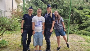 Policjantki i uczestnicy Klubu Aktywnych Zawodowo