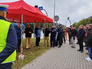 Przedstawiciele służb podczas ćwiczeń