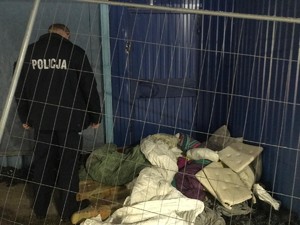 dzielnicowy i bezdomny