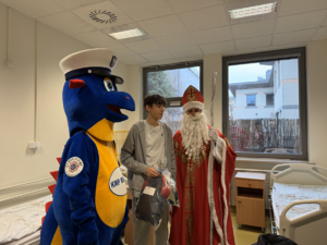 mikołaj, bazyli i pacjent szpitala