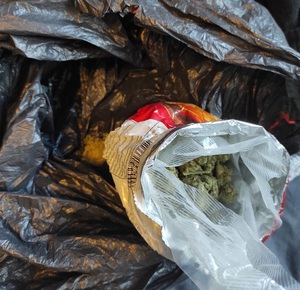 narkotyki w worku zabezpieczone u nastolatka