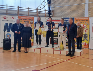 Agnieszka Goły na podium Mistrzostw