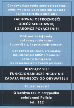 Opis tekstowy drugiej strony ulotki w załączniku