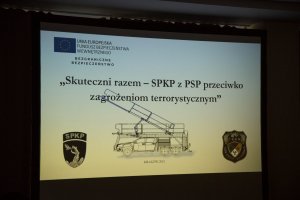 Projekt &quot;Skuteczni razem – SPKP z PSP przeciwko zagrożeniom terrorystycznym&quot;