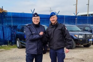 wizyta Komendanta KWP w Krakowie u policjantów garnizonu małopolskiego w Kosowie