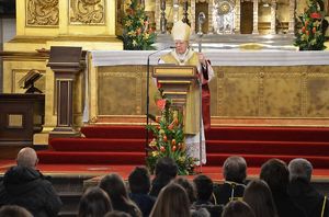 abp Marek Jędraszewski podczas homilii