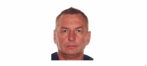 zdjęcie twarzy poszukiwanego listem gończym Janusza Ignaciuka