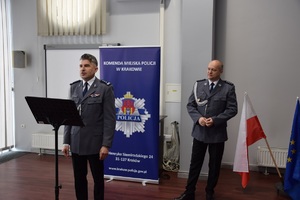 przemówienie Komendanta Miejskiego Policji w Krakowie