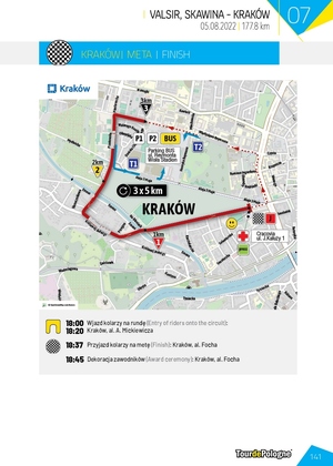 mapa Tour de Pologne numer 2